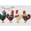 Untitled design (1) Christmas Roosters - Cross Stitch Pattern PDF