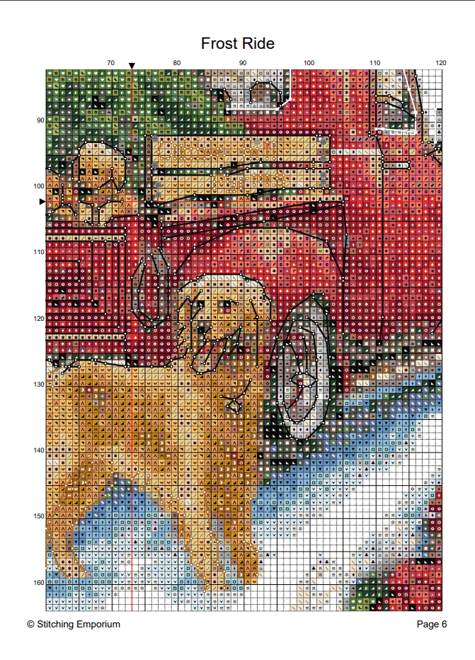 Frost Ride - Cross Stitch Design PDF