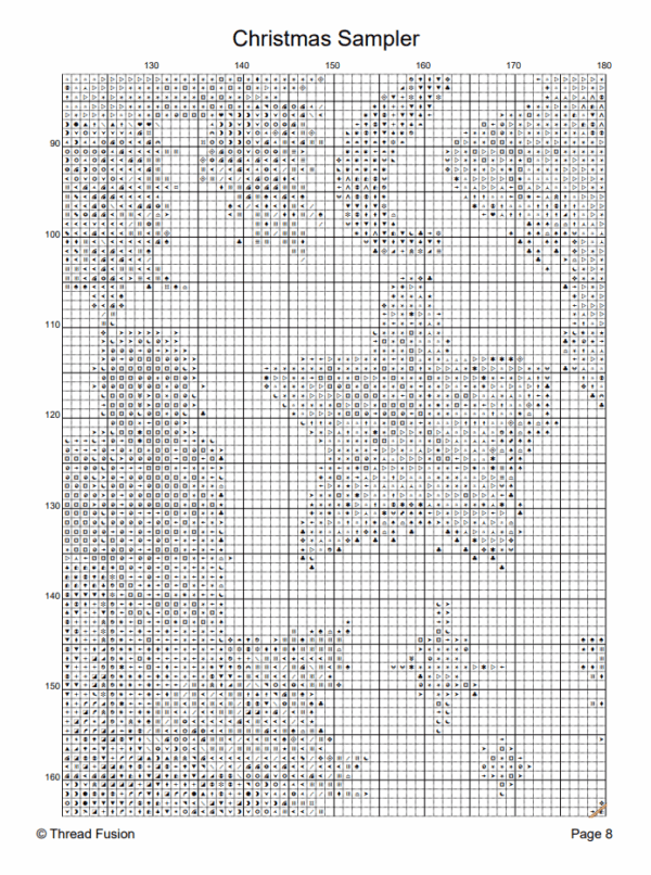2_k80 Christmas Sampler – PDF Cross-Stitch Pattern