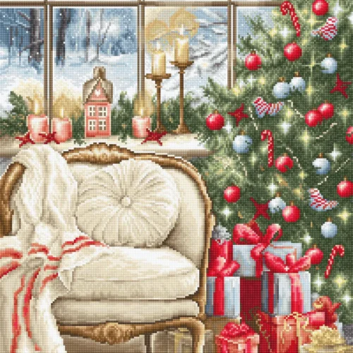(TF)d44 Home For The Holidays - Cross Stitch Pattern PDF