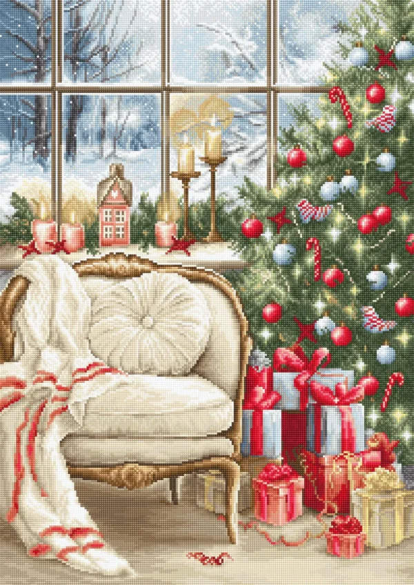 (TF)d44 Home For The Holidays - Cross Stitch Pattern PDF