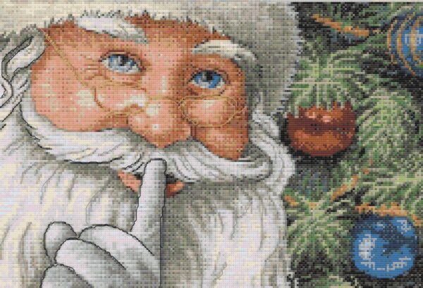 Santa's Here - Cross Stitch Design PDF