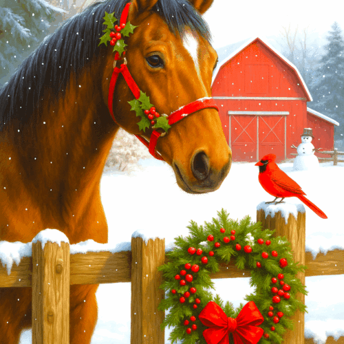 (SE)K19 Barn Horse cross-stitch pattern