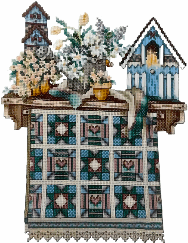 fb Spring Window - Cross Stitch Pattern PDF