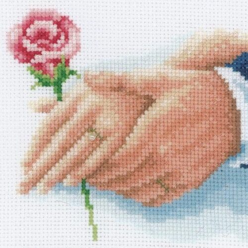 page Wedding Hands - Cross Stitch Pattern PDF