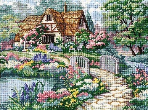 (TF)d114 Old Cottage - Cross Stitch Pattern PDF