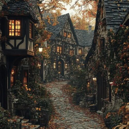 (TF)d151 Dark Alley - Cross Stitch Pattern PDF