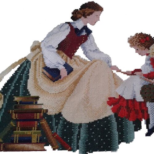 (TF)d5 Teacher And Student - Cross Stitch Pattern PDF