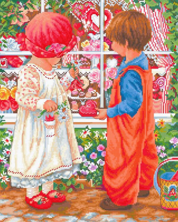 page Heartful - Cross Stitch Pattern PDF