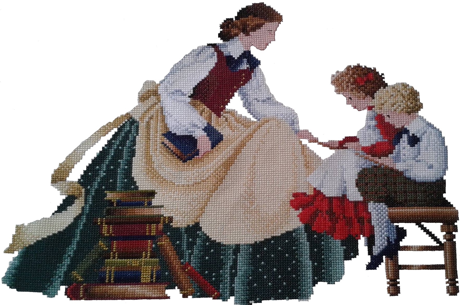 (TF)d5 Teacher And Student - Cross Stitch Pattern PDF