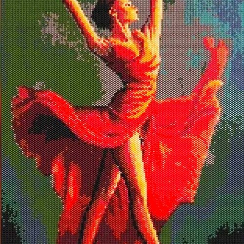 page Dancing Women - Cross Stitch Pattern PDF