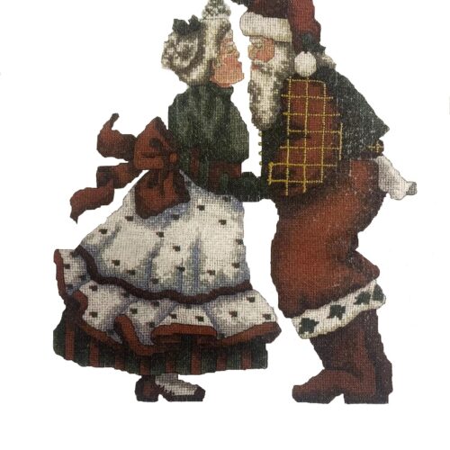 (TF)D116 Kissing Santaclaus - PDF Cross-stitch Pattern