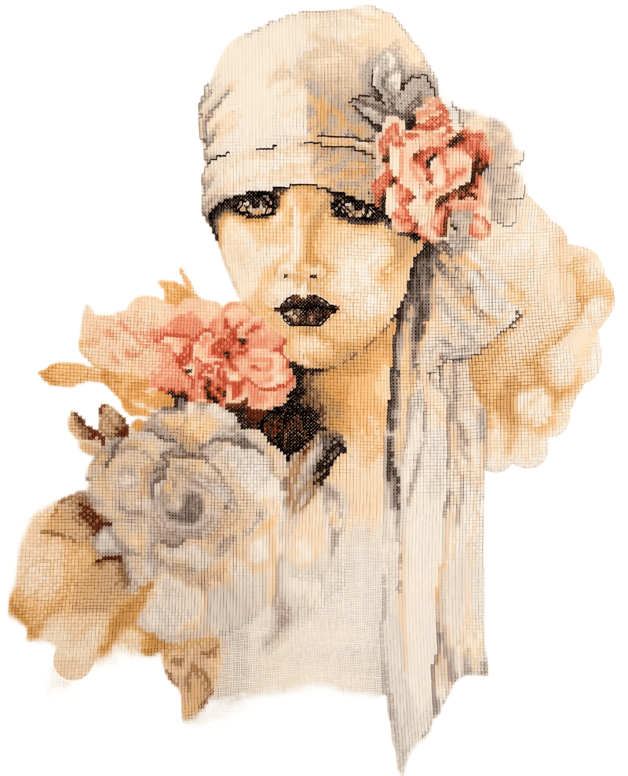 (TF)d17 Band Woman - Cross Stitch Pattern PDF