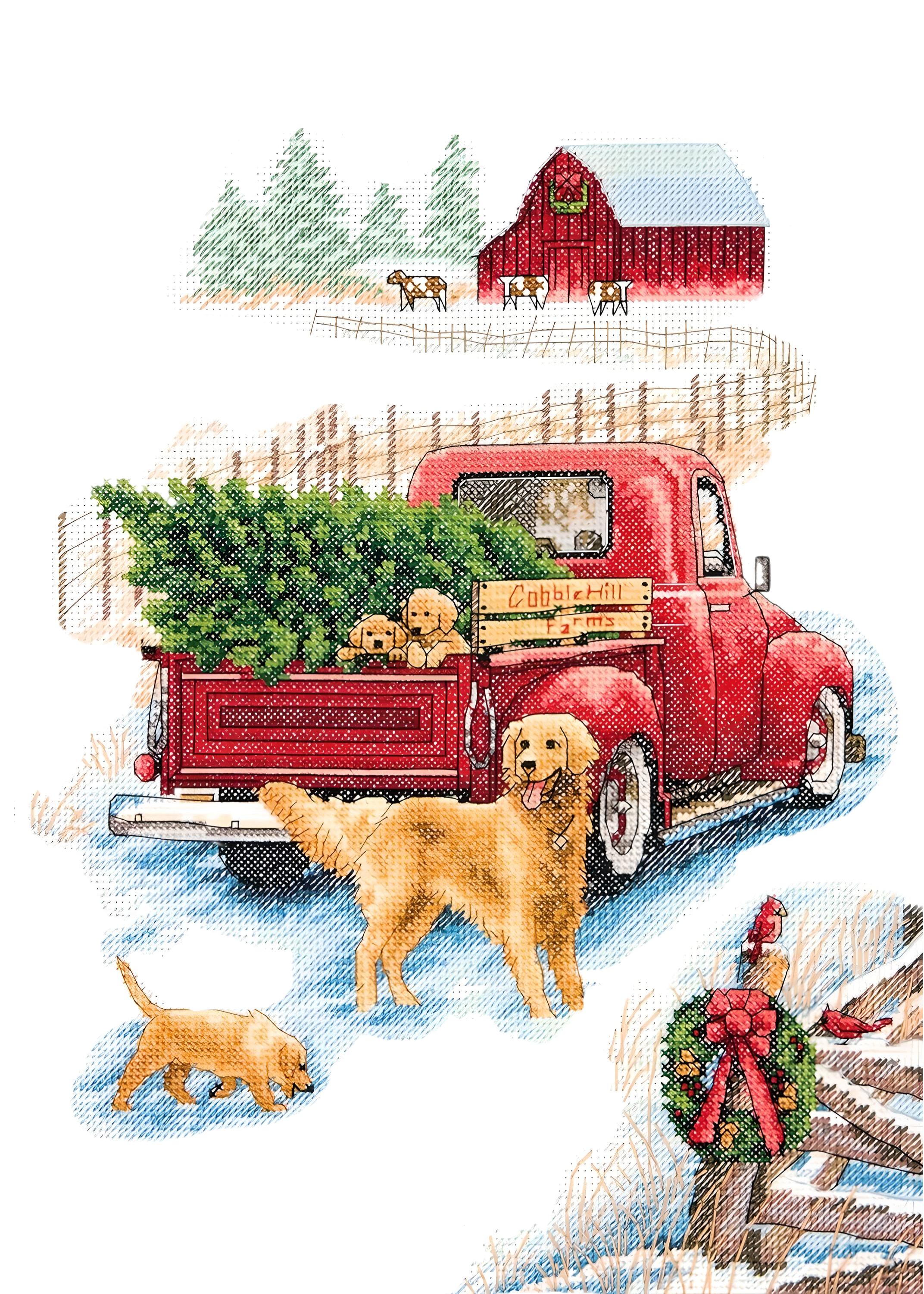 Frost Ride - Cross Stitch Design PDF
