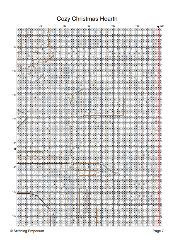 Cozy Christmas Hearth – Cross Stitch Design PDF