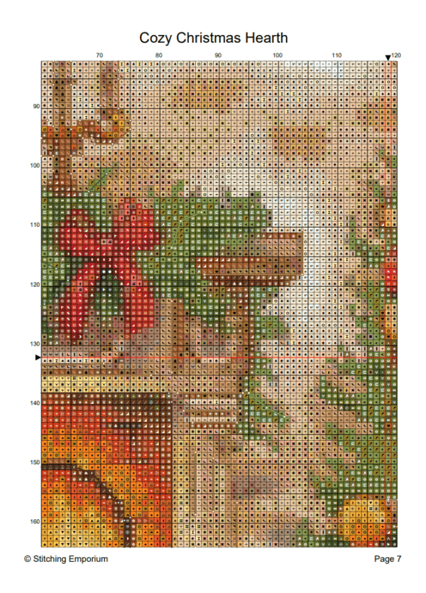 Cozy Christmas Hearth – Cross Stitch Design PDF