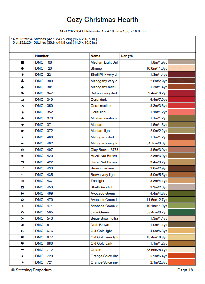 Cozy Christmas Hearth – Cross Stitch Design PDF