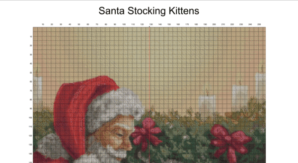 Santa Stocking Kittens – Cross Stitch Design PDF