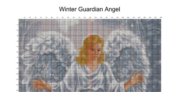 Winter Guardian Angel – Cross Stitch Design PDF