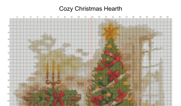 Cozy Christmas Hearth – Cross Stitch Design PDF