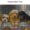 Puppies Bath Time – Cross Stitch Pattern PDF
