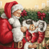 Santa Stocking Kittens – Cross Stitch Design PDF