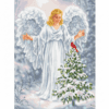 Winter Guardian Angel – Cross Stitch Design PDF
