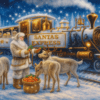 North Pole Santa Express – Cross Stitch Design PDF