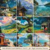 Collage The Ultimate Spring Masterpiece Vault (38+ High-Definition Patterns) - Cross Stitch Collection
